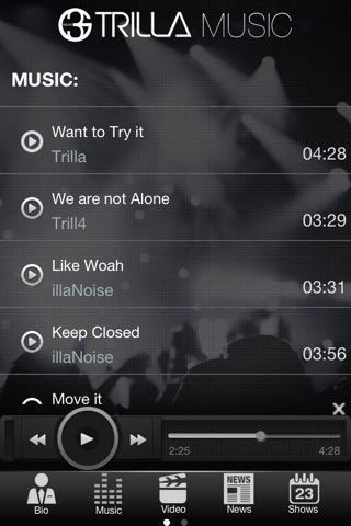 TrillaMusic screenshot 2
