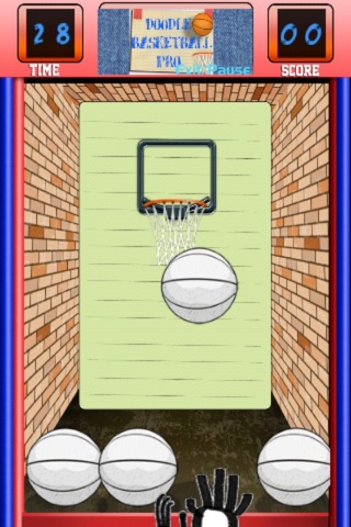 Doodle Basketball - Flick Hoops Edition screenshot 2