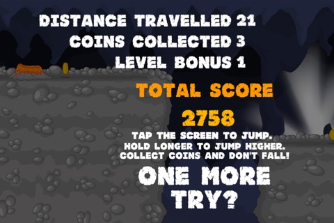 Cave Jump Lite screenshot 4