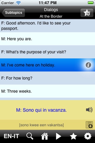 EasyTalk Learn Italian Free screenshot 4