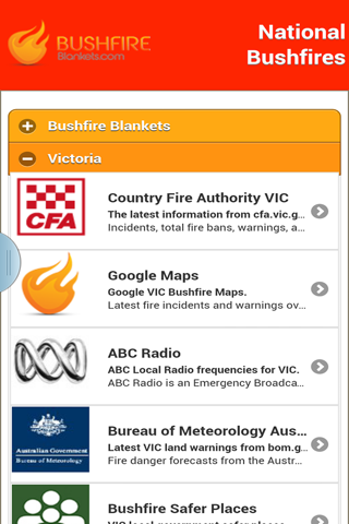 National Bushfires screenshot 2