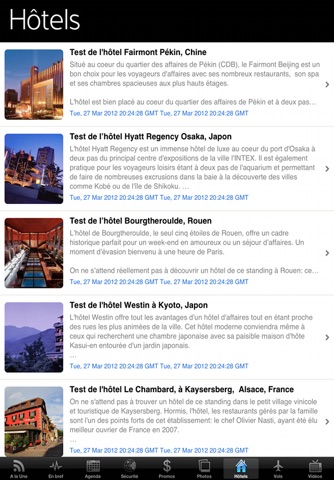 Business Travel, le site des voyages d'affaires et de luxe screenshot 3