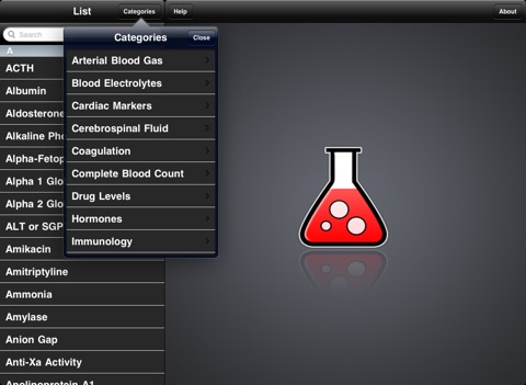 Lab Values for iPad screenshot 3