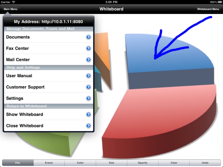 Wireless Whiteboard for iPad screenshot-4