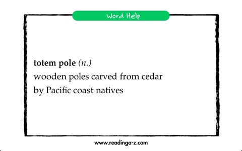 Totem Poles – LAZ Reader [Level N–second grade] screenshot 3