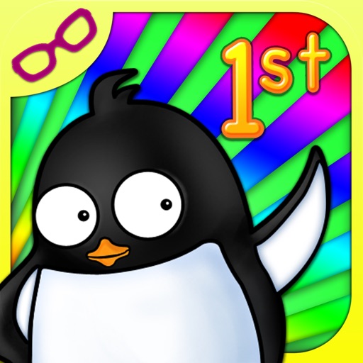 Penguin First Grade: Math, Reading, Time & Geometry Learning Game
