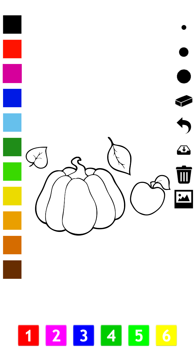 Download Thanks-giving Coloring Book for Children Learn to draw and ...
