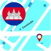 カンボジア オフライン地図