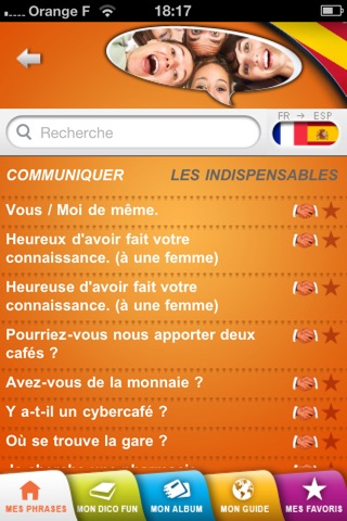 L’espagnol en voyage – Guide de conversation audio espagnol-français screenshot 2