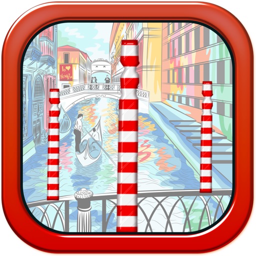 Venice Italy Ring Toss Boat Tour Grand Canal Skill Game icon