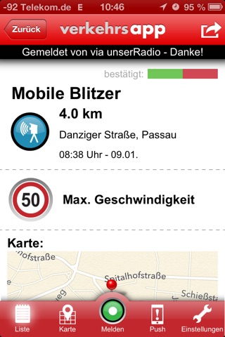 VerkehrsApp screenshot 2