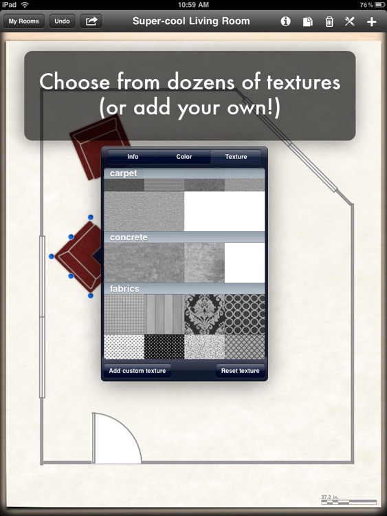 LivingRoom for iPad - Floor Plans & Interior Design screenshot-3