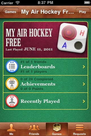 My Air Hockey Free screenshot 4