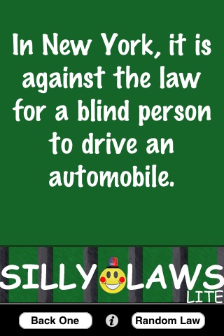 Silly Laws Lite Edition screenshot 3