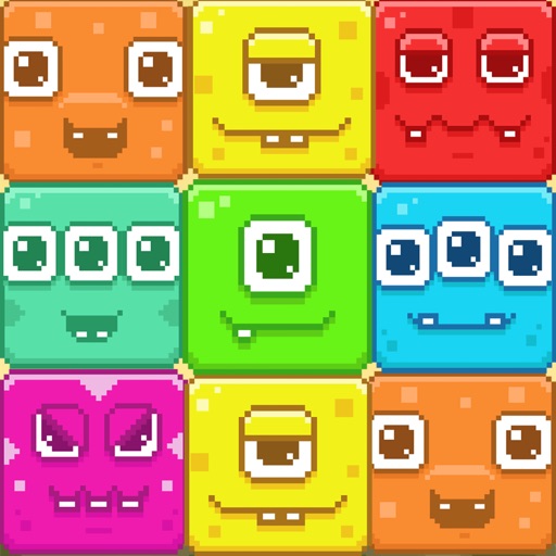 Alien Cube Matchup - Match Three Puzzle Game icon