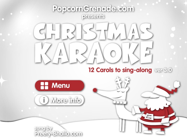 Christmas Karaoke App : 12 Carols