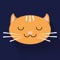 The Power Nap App is an alarm clock app with relaxing sounds and a sweet kitty cat :)