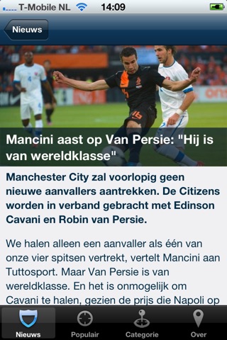 Voetbalnieuws screenshot 3