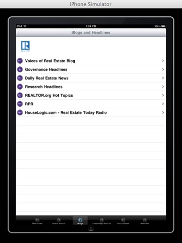 NAR Toolbar App for iPad screenshot 2