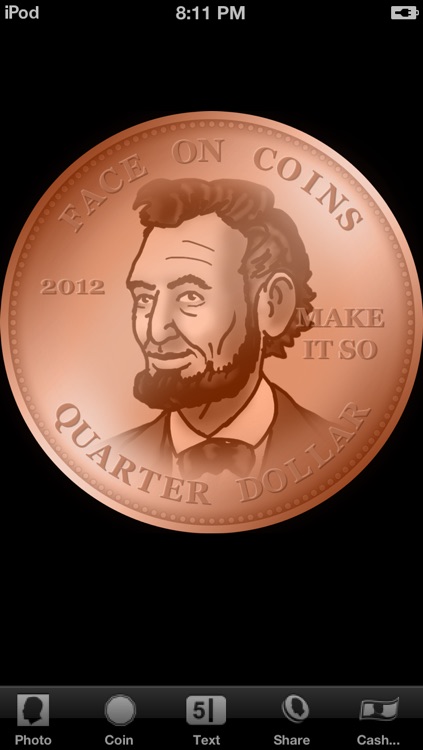 Face On Coins Booth