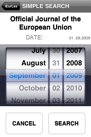 iEurLex European Union Journal screenshot 4