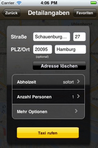 Funk-Taxi Freiberg screenshot 2