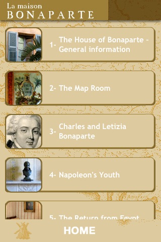 Musée de la maison Bonaparte (Engl.) screenshot 2