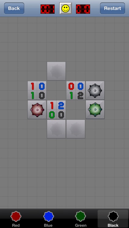 MineSweeper - 4 Bombs Logic