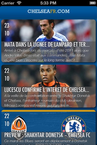 Chelsea FR - News en Français sur Chelsea screenshot 2