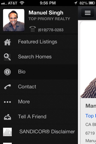 Manuel Singh - Real Estate Agent in San Diego screenshot 2