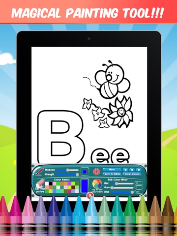 Alphabet Coloring Page For Kids screenshot 2