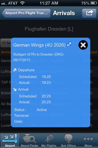 Dresden Airport + Flight Tracker (DRS) screenshot 2