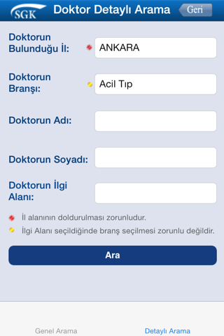 SGK Hastaneni Seç screenshot 4