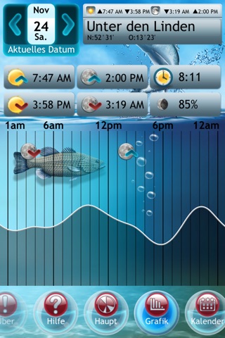 Fishing Deluxe Plus -- Best Fishing Times Calendar screenshot 3