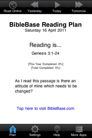 BibleBase Daily Bread