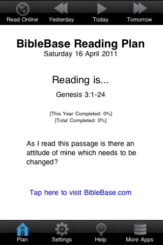 BibleBase Daily Bread