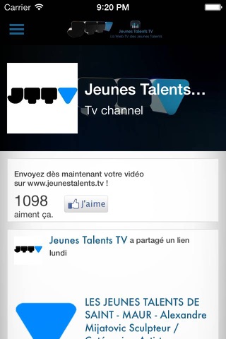 Jeunes Talents TV screenshot 4