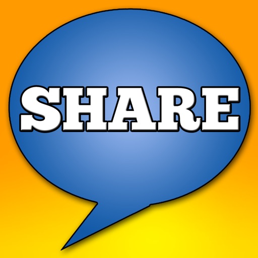 Caption & Share icon