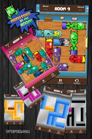 Monsters In My Room - Addictive Free Puzzle Game HD screenshot 2