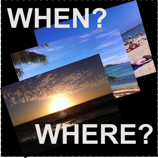 When & Where - Find out when and where you took that photo icon