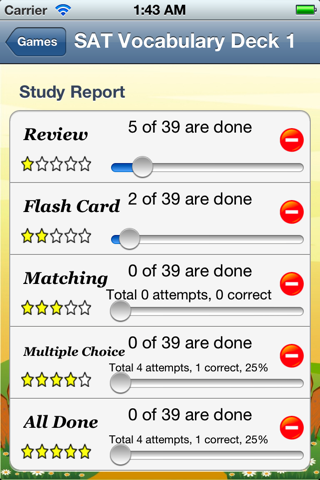 SAT Vocabulary Flash Card Free screenshot 3