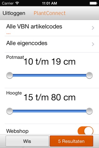 PlantConnect screenshot 2