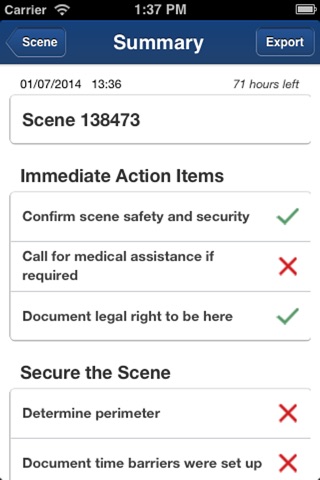 Checklist App for Scene Examination screenshot 4