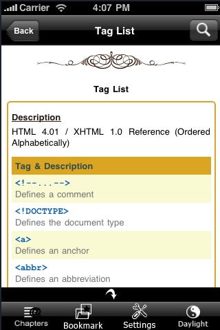 HTML Cheat Sheet & Tags screenshot 3