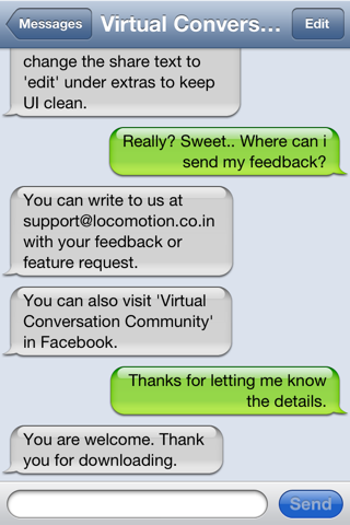 Virtual Conversation screenshot 2