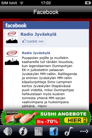 Radio Jyväskylä screenshot 4