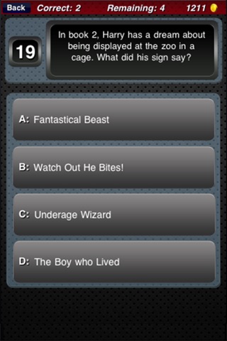 Potter Trivia Pro screenshot 2