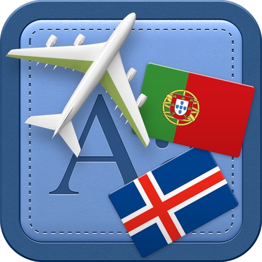 Traveller Dictionary and Phrasebook Portuguese - Icelandic icon