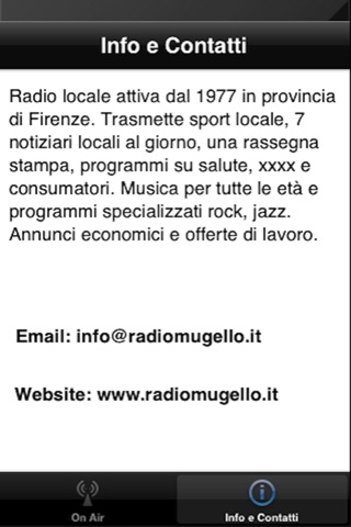 Radio Mugello screenshot 3