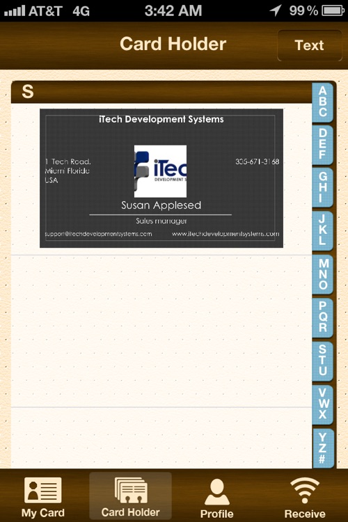 BizCard - Sharing and Virtual Business Card Holder
